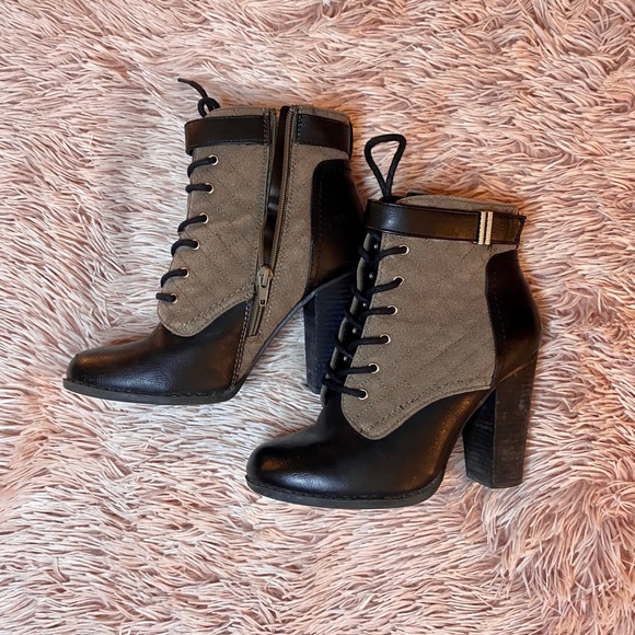 Quilted booties